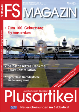 Zum 100. Geburtstag: Fly Amsterdam