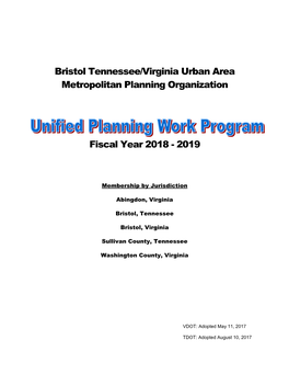 Bristol Tennessee/Virginia Urban Area Metropolitan Planning Organization