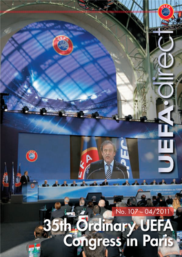 35Th Ordinary UEFA Congress in Paris