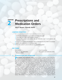 Prescriptions and Medication Orders to Determine How They Need to Be Prepared 5