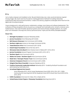 Resume (Extensive)