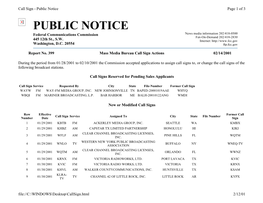 Public Notice Page 1 of 3