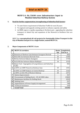 Brief on MUTP-3A