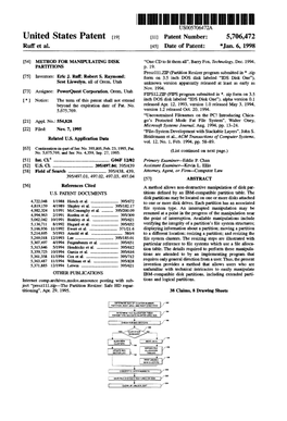 5706472A United States Patent [19] [111 Patent Number: 5,706,472 Ruff Et Al