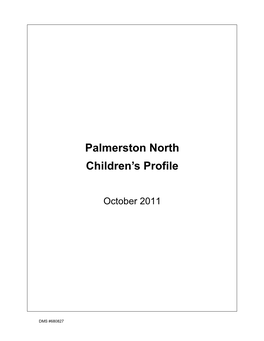 Palmerston North Children's Profile