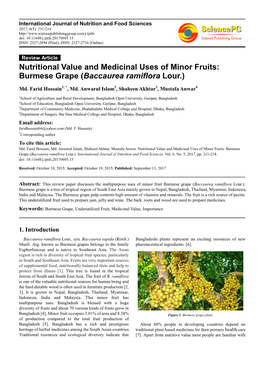 Burmese Grape (Baccaurea Ramiflora Lour.)