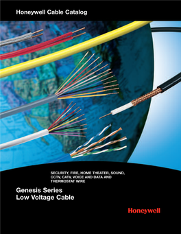 Genesis Series Low Voltage Cable Welcome