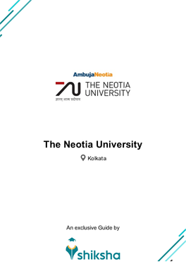 The Neotia University