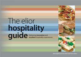 The Elior Hospitality Guidedelivering Innovative