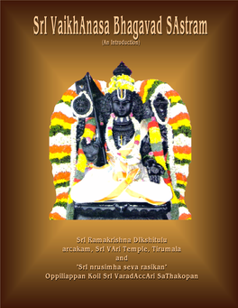 Vaikhanasa Agamam V1