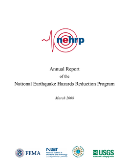 Annual Report of the National Earthquake Hazards Reduction Program