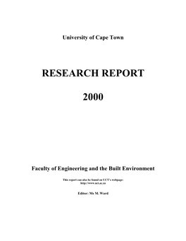 Research Report 2000