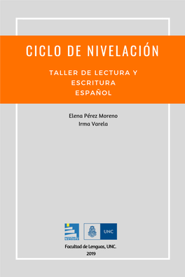 Taller De Lectura Y Escritura 2018-2019.Pdf (5.134Mb)