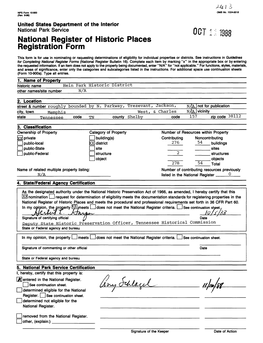 National Register of Historic Places Continuation Sheet Section Number ^ Page 1___ Hein Park Historic District