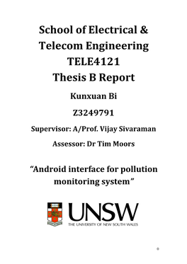 Android Interface for Pollution Monitoring System”