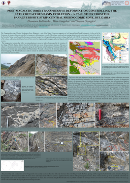 Post-Magmatic (Ore) Transpressive Deformation Controlling