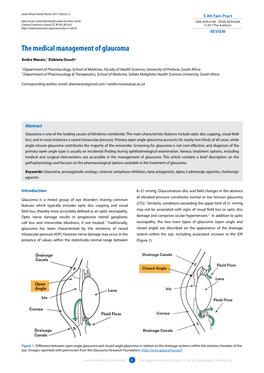 The Medical Management of Glaucoma