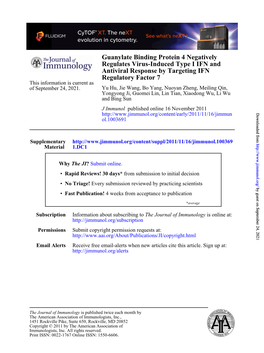 Guanylate Binding Protein 4 Negatively Regulates Virus