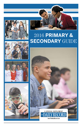 2016 Primary & Secondary Guide