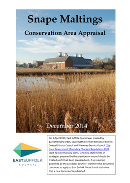 Snape Maltings Conservation Area Appraisal