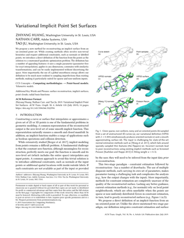 Variational Implicit Point Set Surfaces