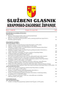 Krapinsko-Zagorska Županija Grad Donja Stubica Grad