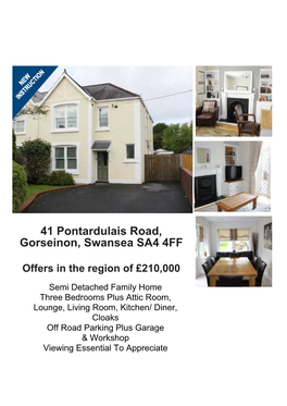 41 Pontardulais Road, Gorseinon, Swansea SA4 4FF