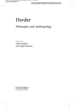 Herder Philosophy and Anthropology.Pdf