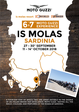 SARDINIA 27 - 30Th SEPTEMBER 11 - 14Th OCTOBER 2018