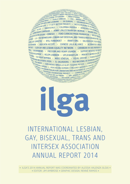 International Lesbian, Gay, Bisexual, Trans and Intersex Association ANNUAL REPORT 2014