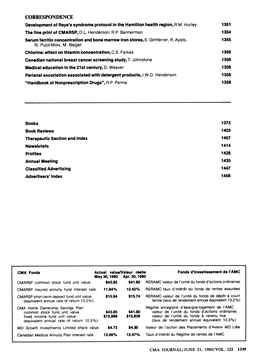 Actual Valueovaleur R6lle Fonds D'linvestissement De L'amc May 30,1980 Apr