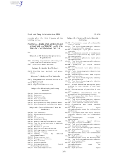 351 Part 436—Tests and Methods of Assay Of