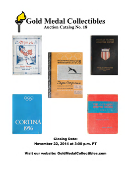 Gold Medal Collectibles - Auction Suite H, PMB #115 3045 Archibald Avenue Ontario, CA 91761 USA