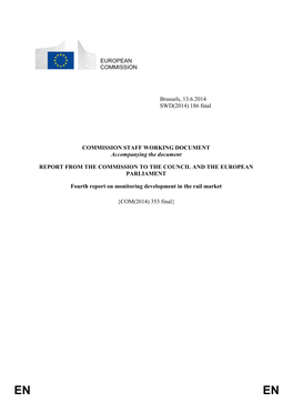 EUROPEAN COMMISSION Brussels, 13.6.2014 SWD(2014)