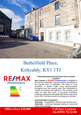 Bethelfield Place, Kirkcaldy, KY1 1TJ