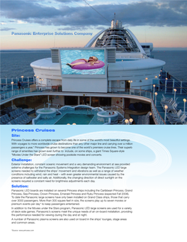 Princess Cruises Site: Challenge: Solution