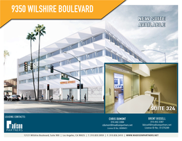 9350 Wilshire Boulevard New Suite Available