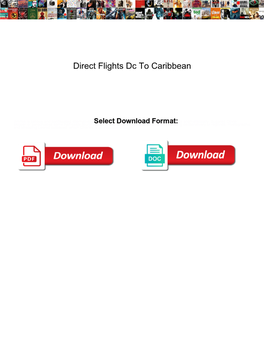 Direct Flights Dc to Caribbean