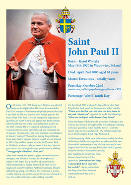 Saint John Paul II