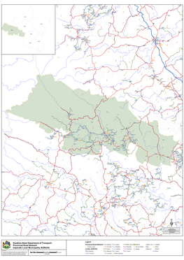 Provincial Road Network Provincial Road Network All Other Roads P, Concrete L, Blacktop G, Blacktop On-Line Roads .! Major !C Clinics