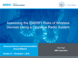 Assessing the EMI/RFI Risks of Wireless Devices Using a Cognitive Radio System