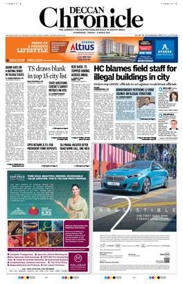 HC Blames Field Staff for Illegal Buildings in City