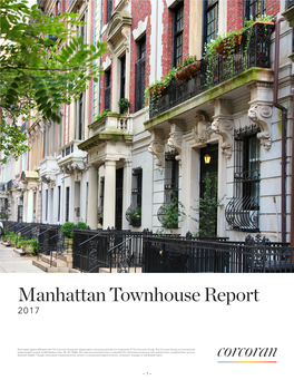 Manhattan Townhouse Report 2017