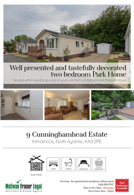 9 Cunninghamhead Estate Well Presented and Tastefully Decorated