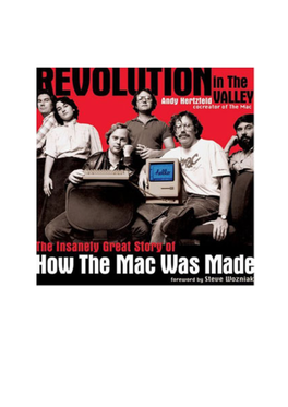 Revolution in the Valley Andy Hertzfeld.Pdf