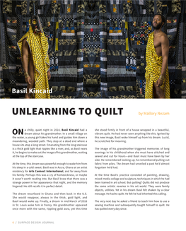 UNLEARNING to QUILT by Mallory Nezam