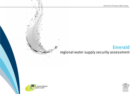 Emerald Regional Water Supply Security Assessment CS6824 05/17