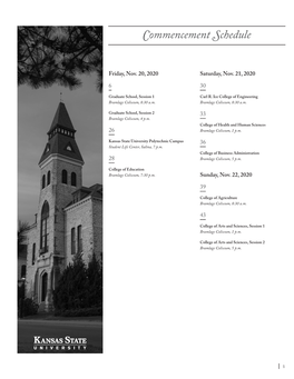 Fall 2020 Commencement Program (Pdf)