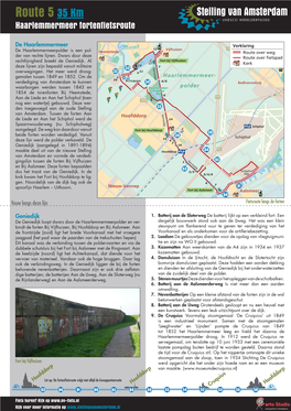 Route 5 35 Km Haarlemmermeer Fortenfietsroute