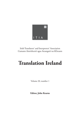 Translation Ireland 2017